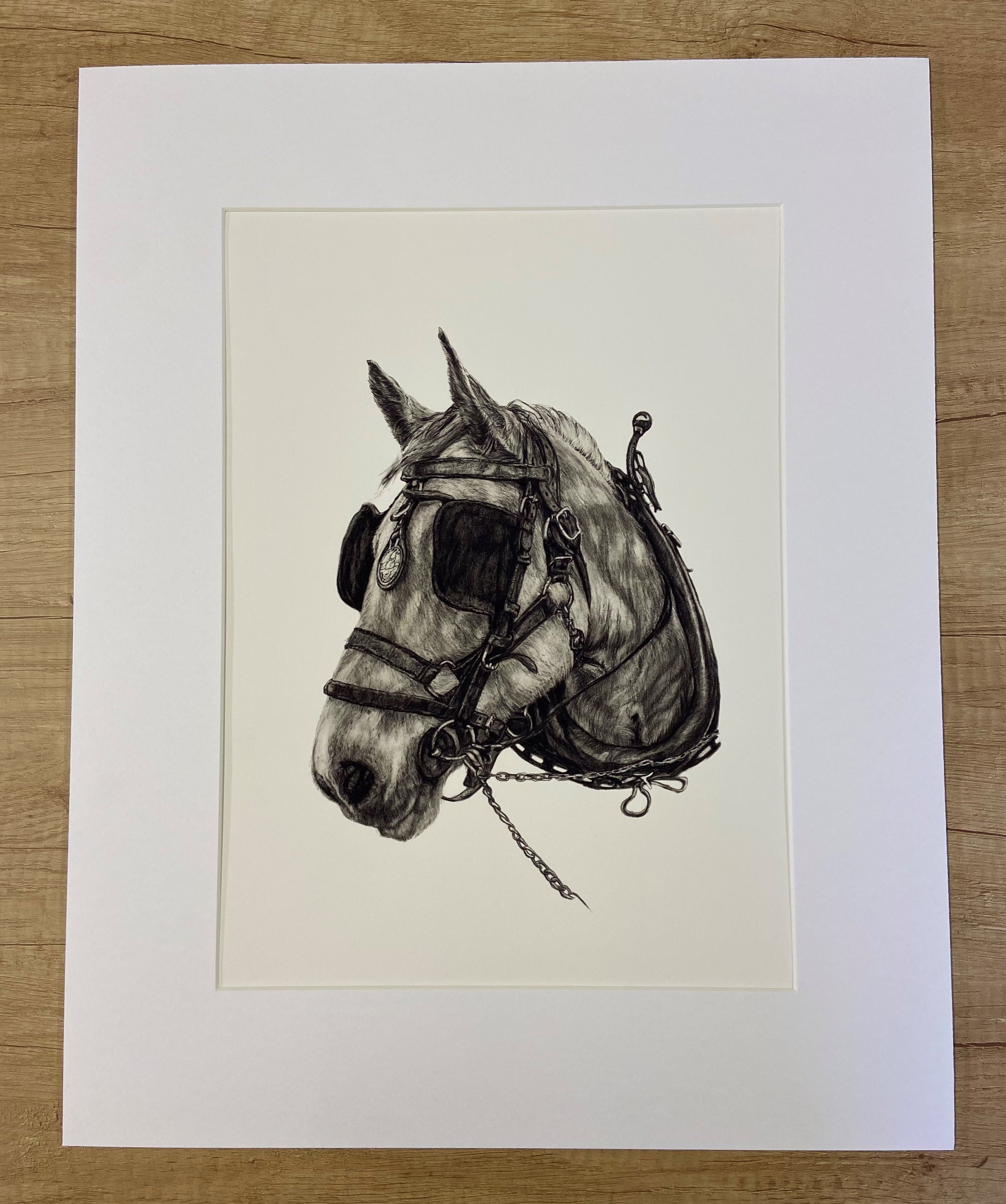 "Working Horse" (Print)